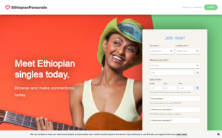 Ethiopian Personals Homepage Image